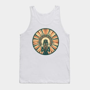 hippie girl mandala Tank Top